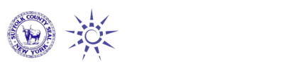 Suffolk County New York Logo and Huntington Arts Council Logo